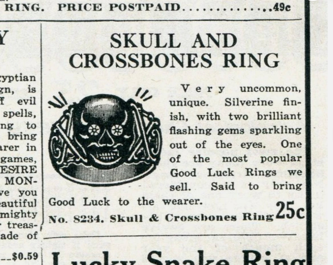 Kilroy Catalog Skull Ring