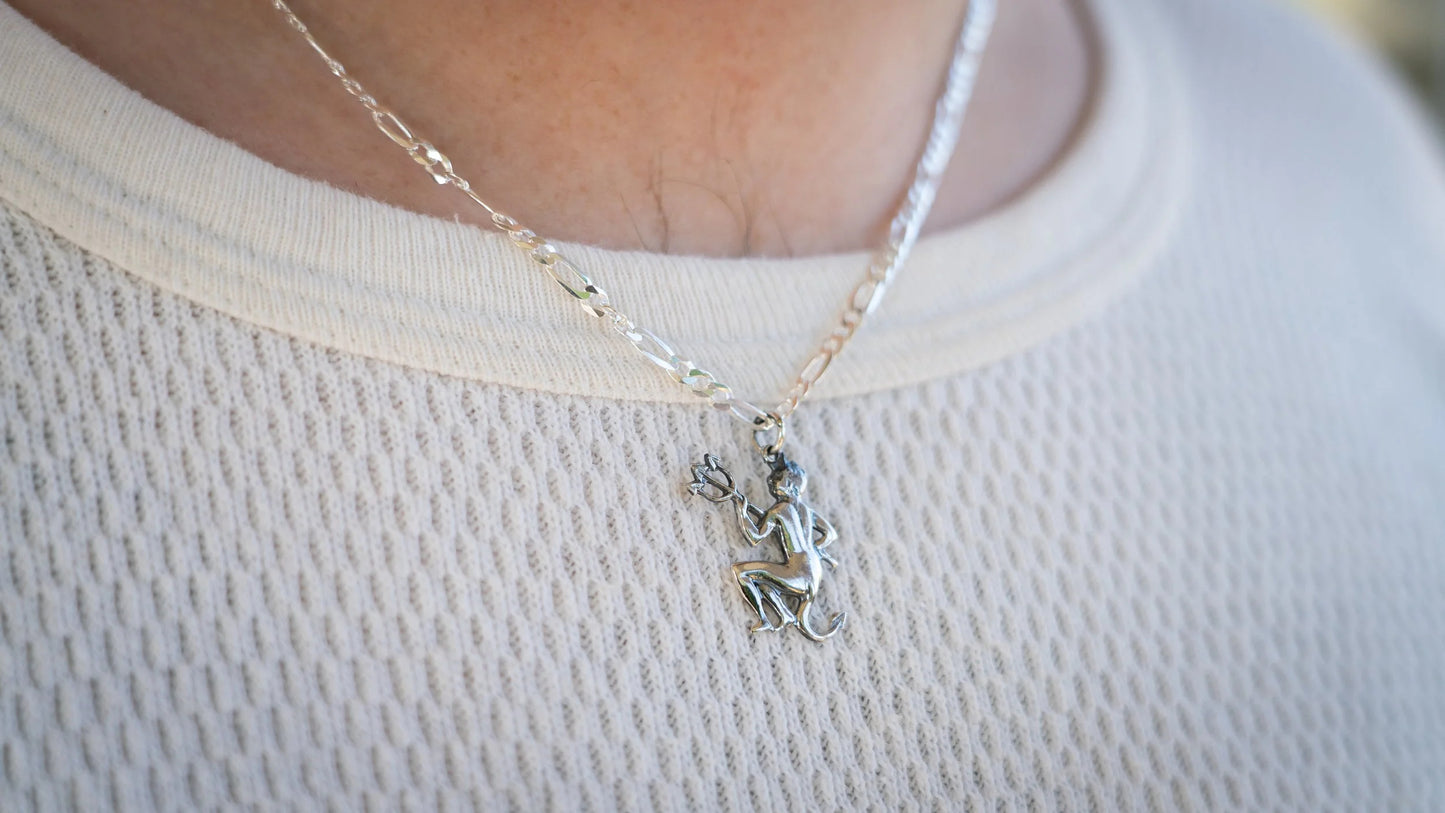 Kilroy "Little Devil" Sterling Pendant