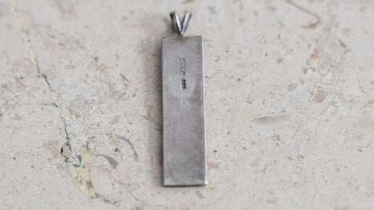"Gina" Olde English Bar Pendant