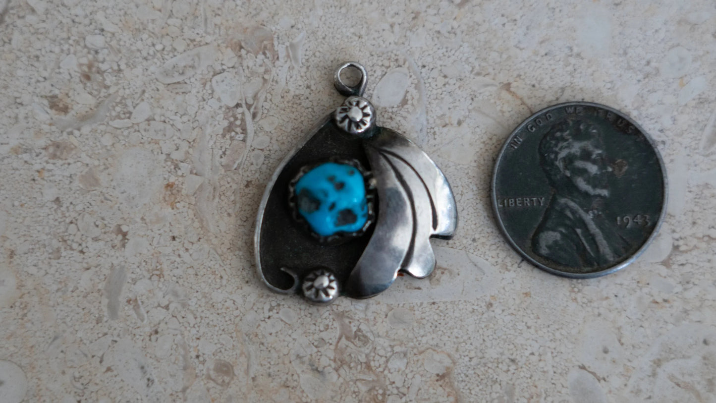 1960s Sterling Old Pawn Pendant #1
