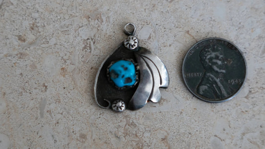 1960s Sterling Old Pawn Pendant #1