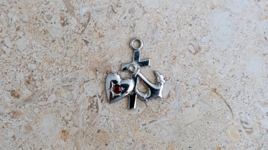 Faith, Hope, Charity Mid Century Pendant