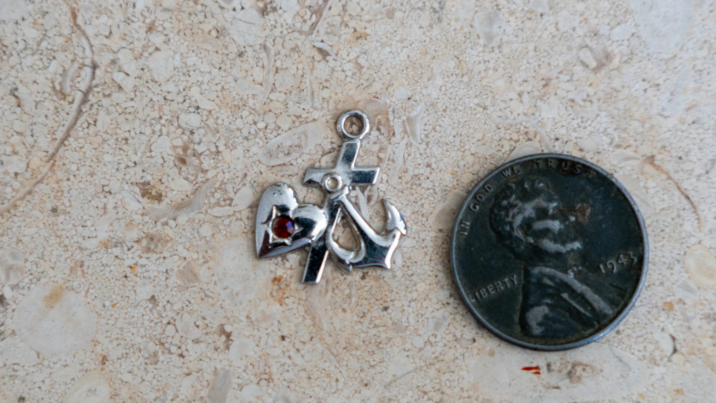 Faith, Hope, Charity Mid Century Pendant