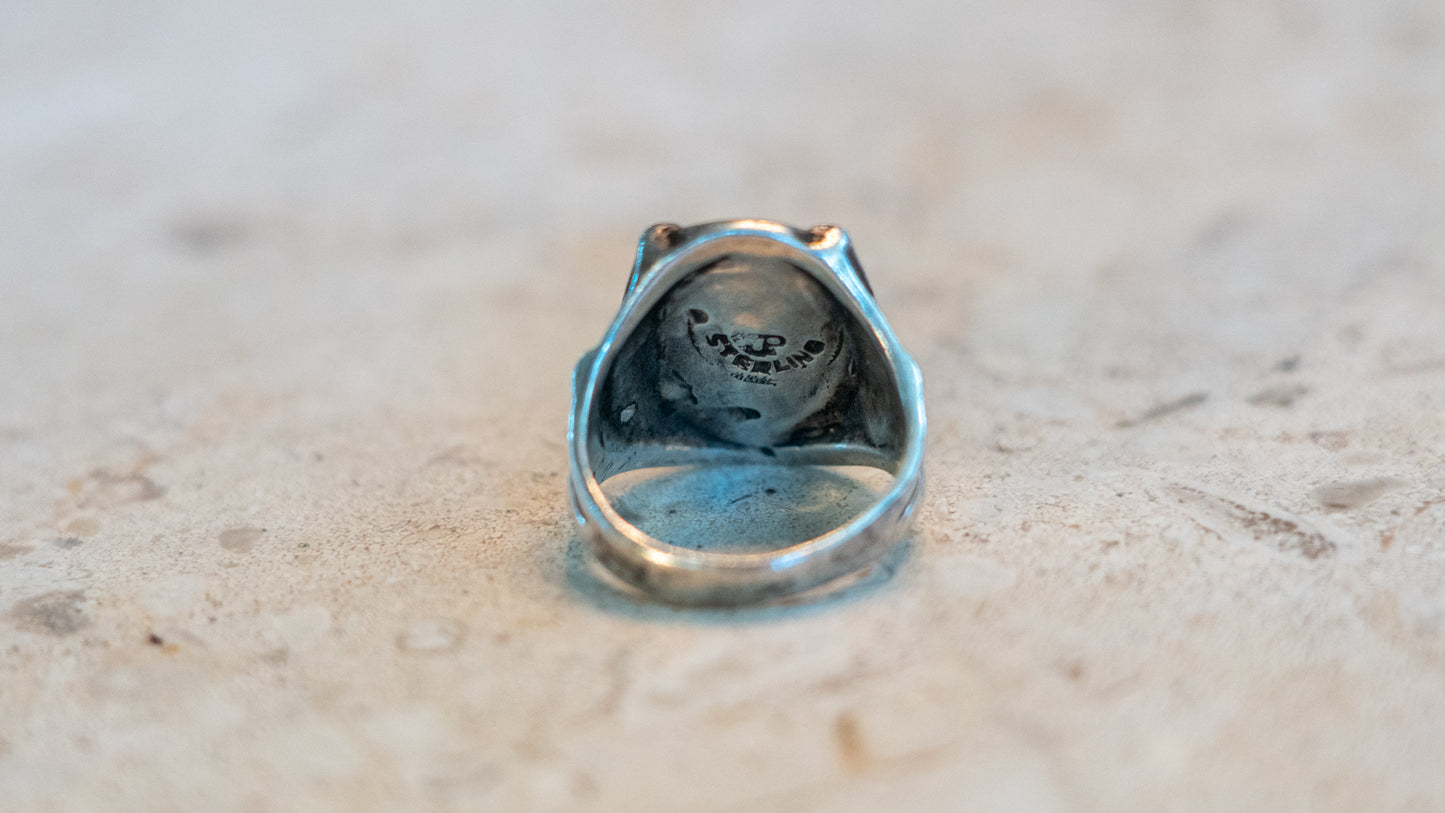 Pacific Jewelers 1940s Lucky Horseshoe Ring Size-9