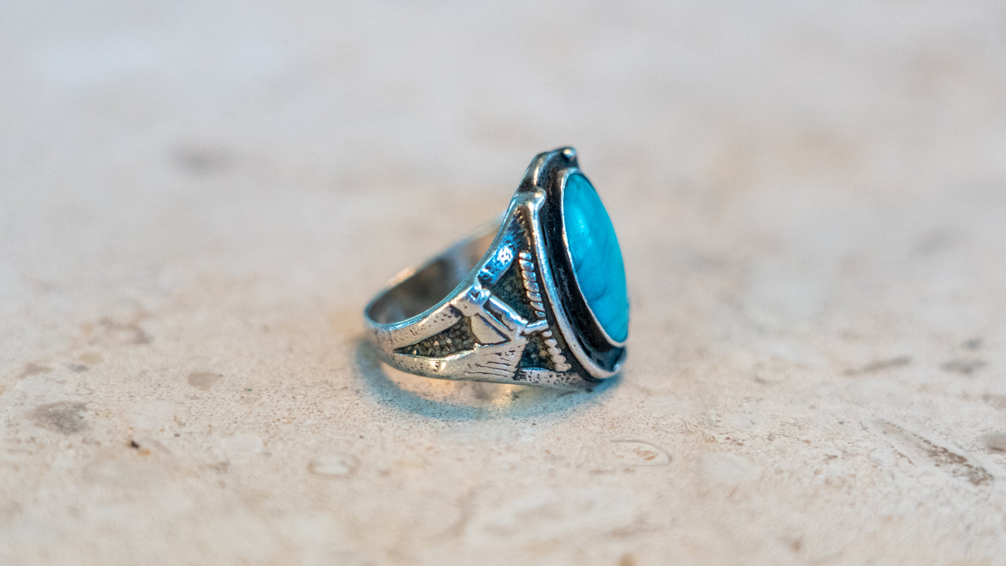Pacific Jewelers 1940s Lucky Horseshoe Ring Size-9