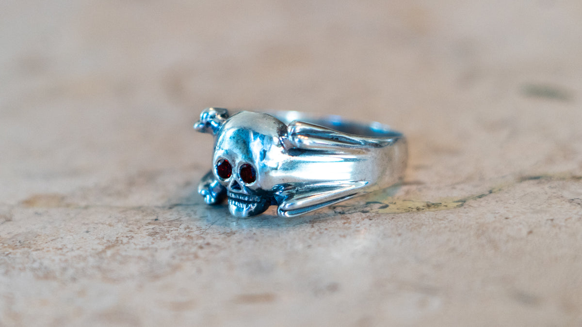 Kilroy-vtg Anniversary Skull Ring