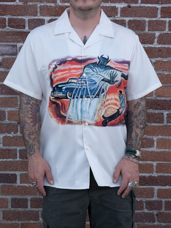 Crude Oil Camp Collar Button Up
