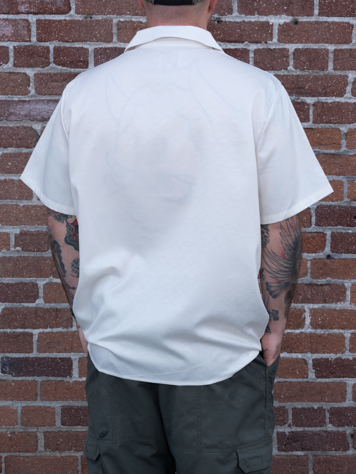 Crude Oil Camp Collar Button Up