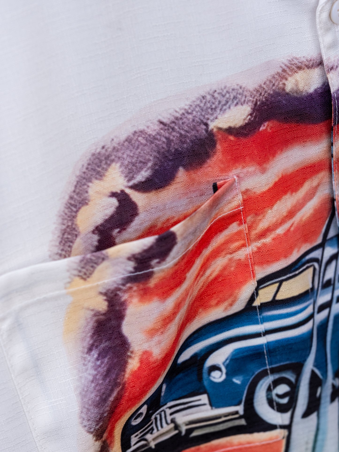 Crude Oil Camp Collar Button Up