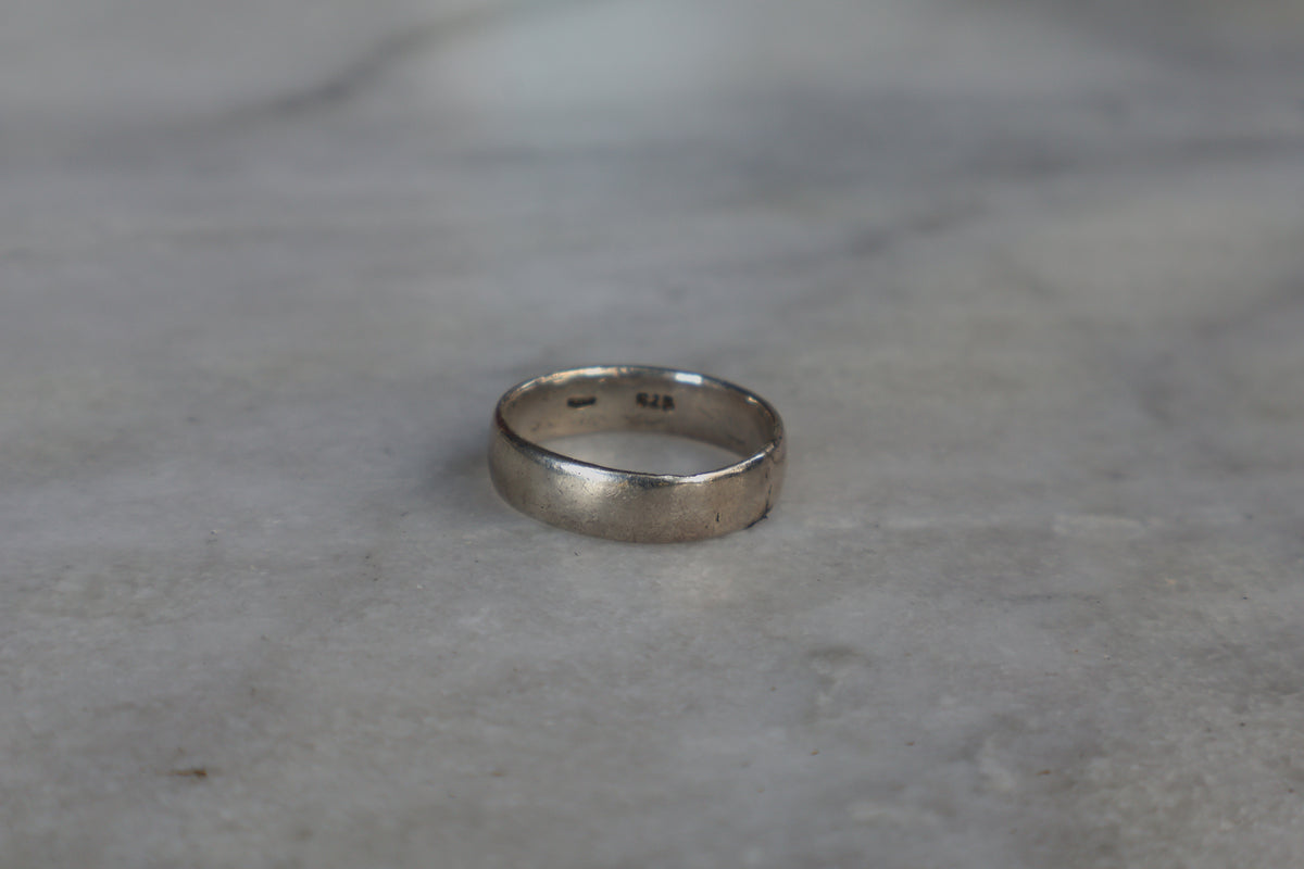 Blank Sterling Men's Band Size-11