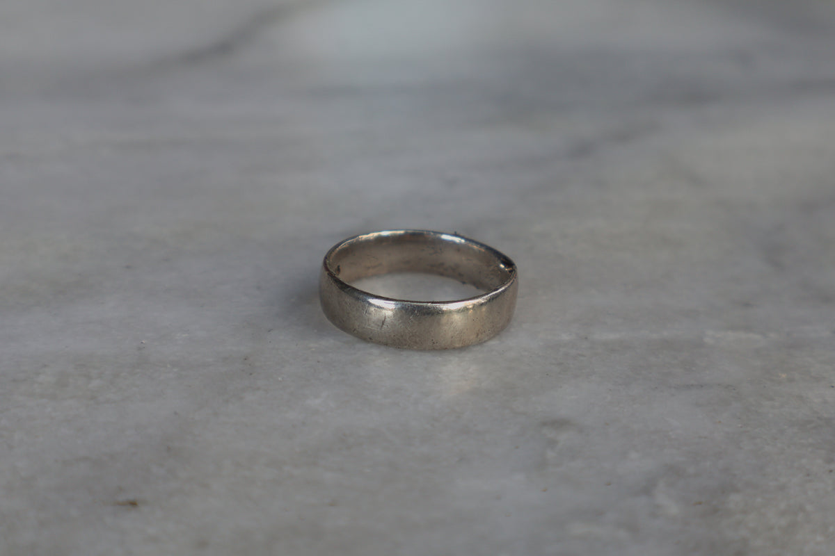 Blank Sterling Men's Band Size-11