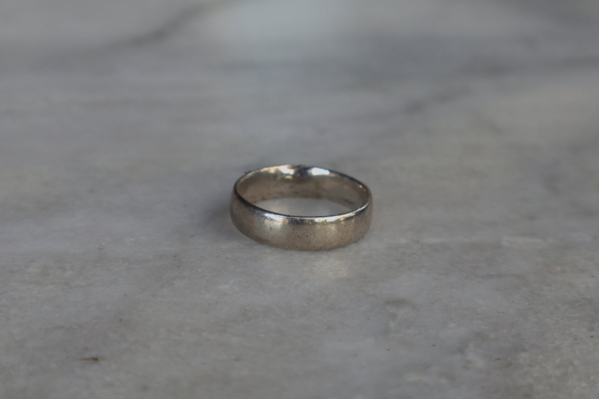 Blank Sterling Men's Band Size-11