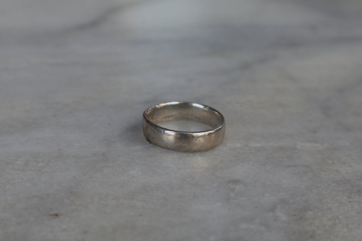 Blank Sterling Men's Band Size-11