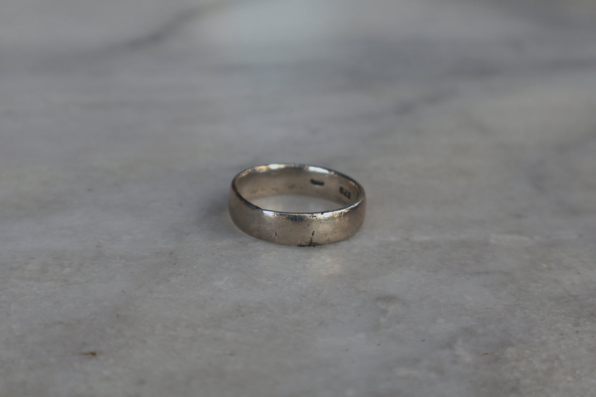 Blank Sterling Men's Band Size-11
