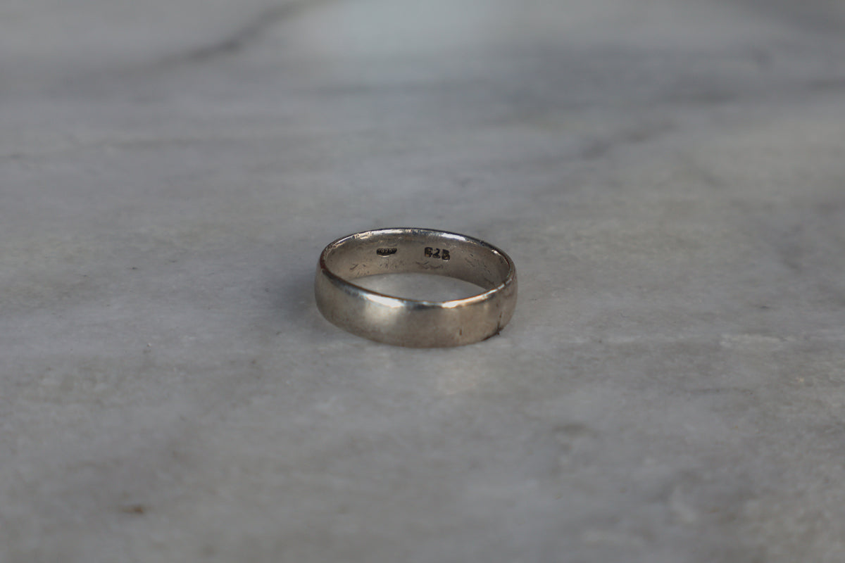 Blank Sterling Men's Band Size-11