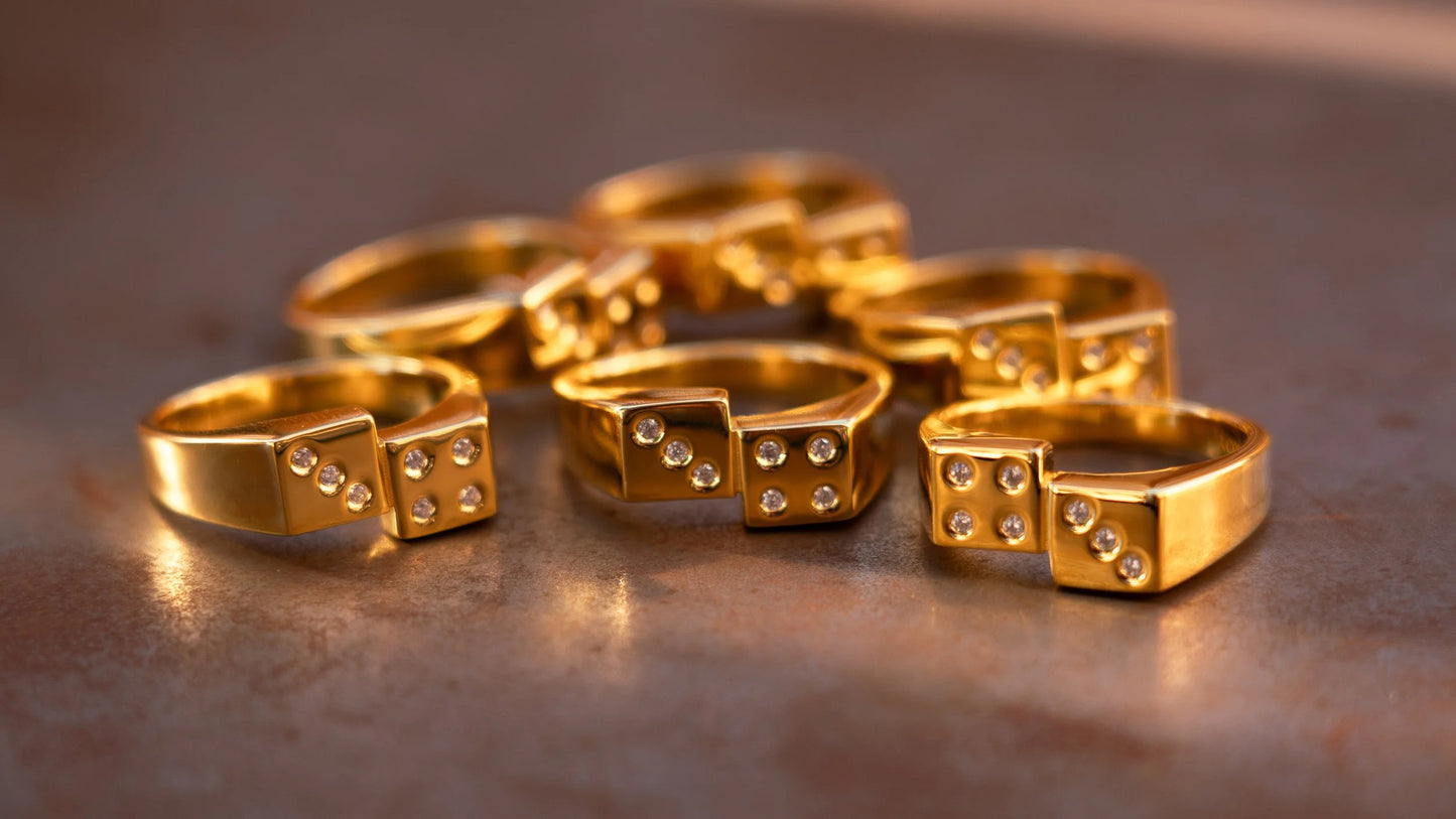 Kilroy Dice Gambler Rings
