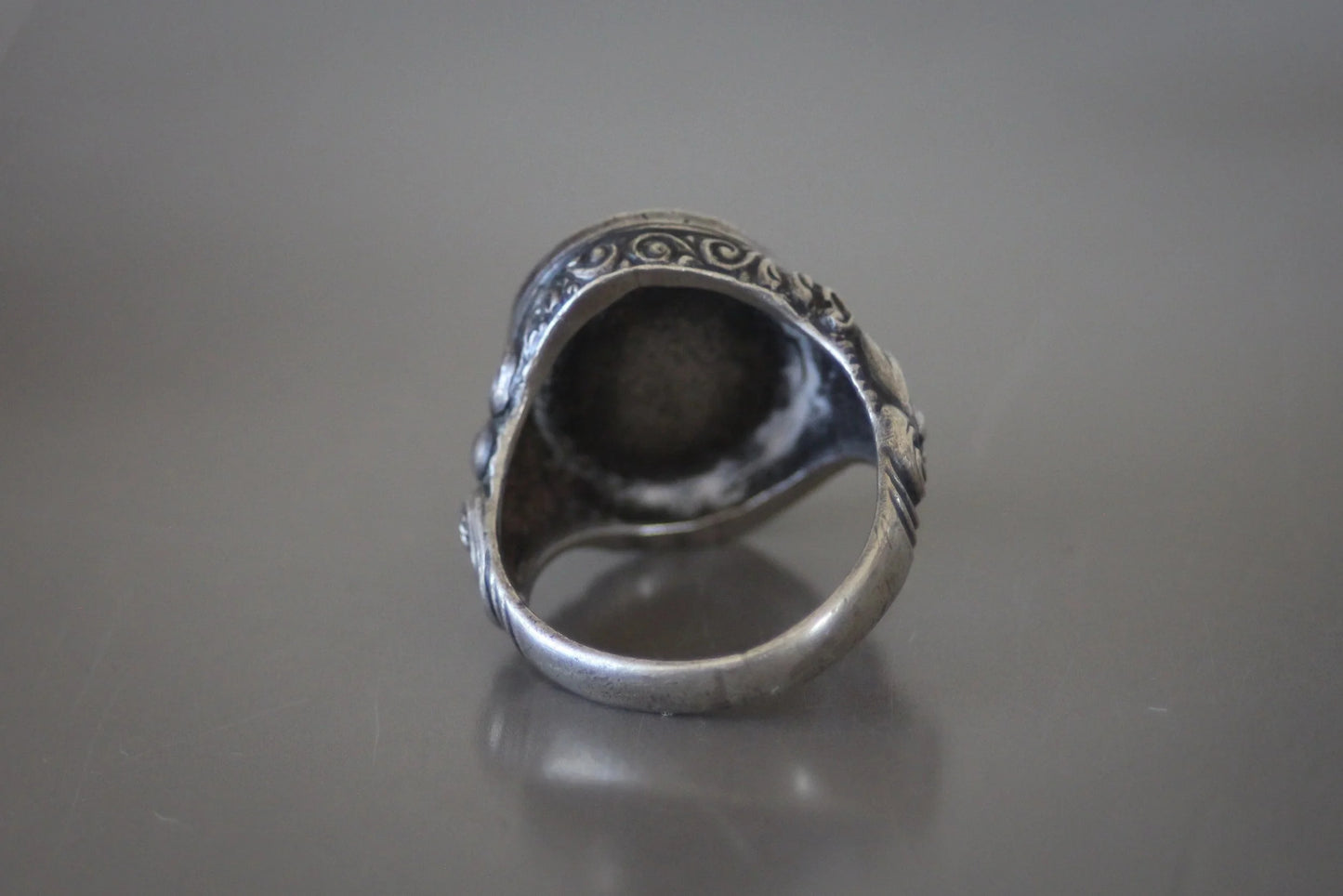Antique "ATA" Fraternal All Seeing Eye Ring Size-9